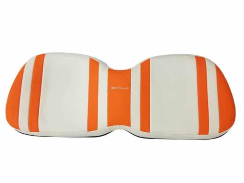 Beyond 6 backward seat cushion + base - orange/white