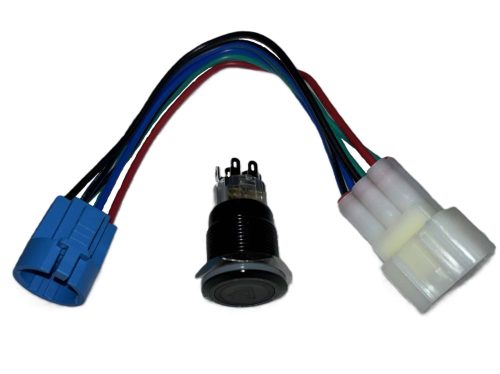 Pulse Button Switch(Double Flashing)/Including Plug-in/Black